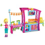 Playset com Boneca Polly Pocket - Churrasco Divertido - Mattel