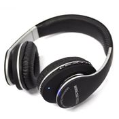 Fone Bluetooth Stereo Headset Áudio 2 Canais Com Microfone B-Max Preto