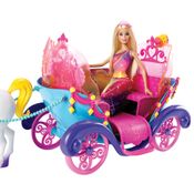 Carruagem com Boneca Barbie - Princesa  - Mattel