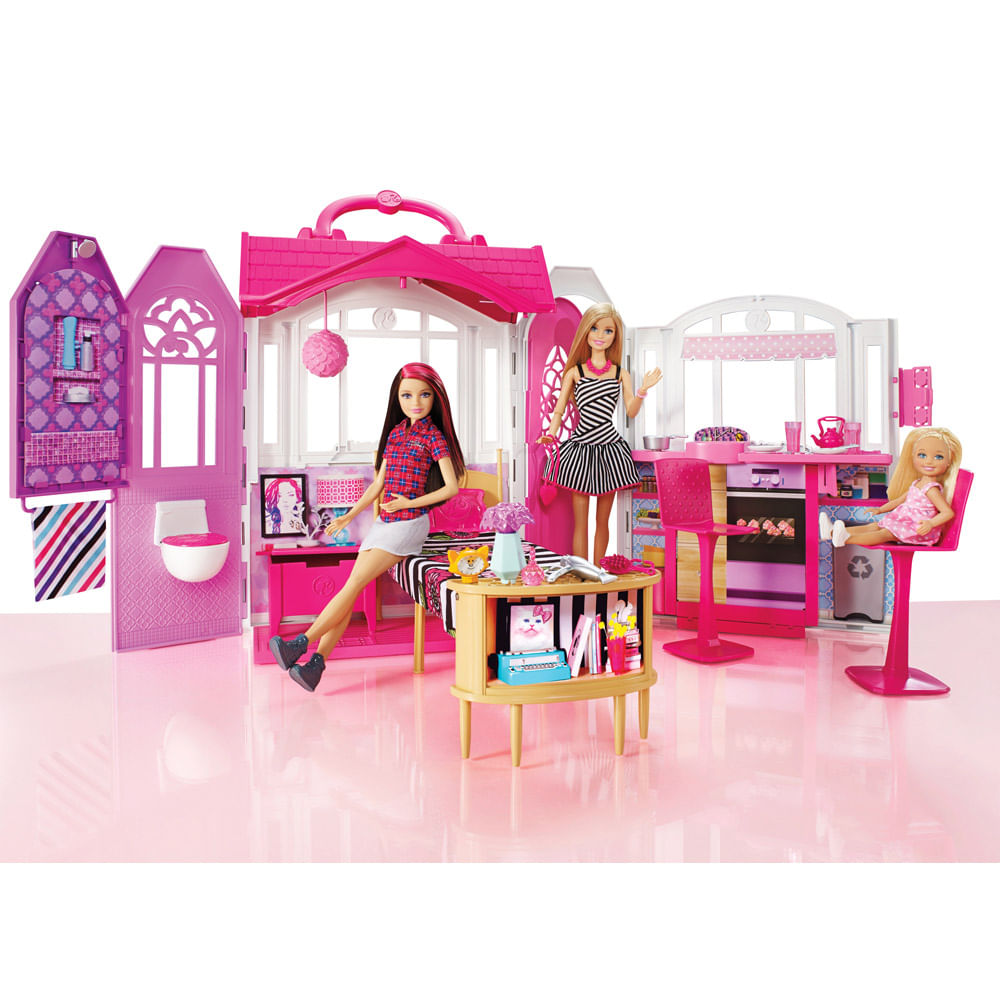 Casa dos Sonhos da Barbie com Acessorios - 75cm - Mattel