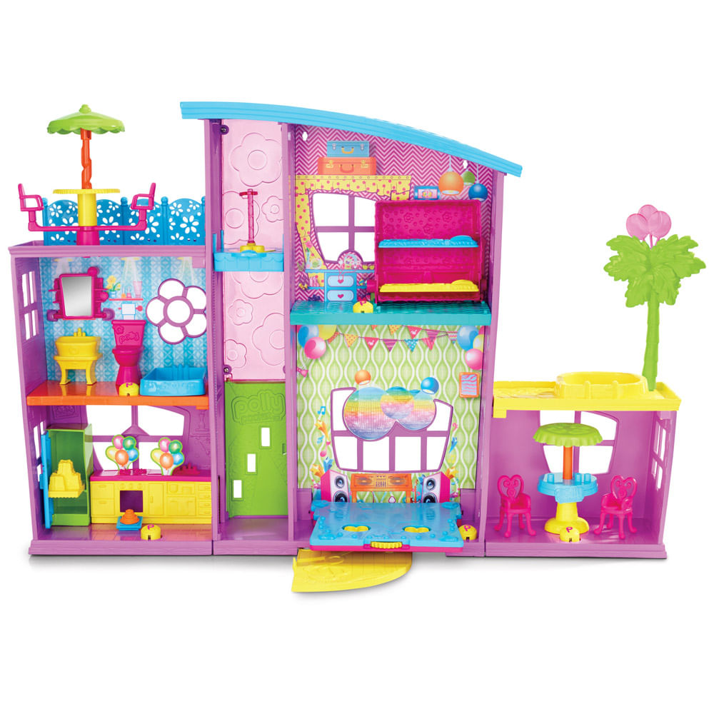 Mini Boneca - Polly Pocket - Polly com Carro de Carnaval - Carro de Sorvete  - Mattel - Ri Happy