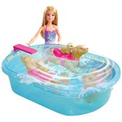 Boneca Barbie - Família e Pets na Piscina - Mattel