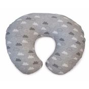Almofada de Amamentação Boppy Chicco Algodão Clouds Cinza
