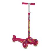 Patinete Skatenet - Max Pink - LED - Bandeirante