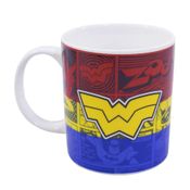 Caneca De Porcelana Mulher Maravilha 370ml