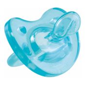 Chupeta de Silicone - Physio Soft - Ortodôntica - 0 a 6 meses - Azul - Chicco