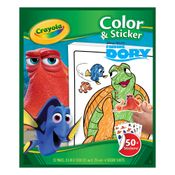 Livro de Colorir com Adesivos - Procurando Dory - Crayola