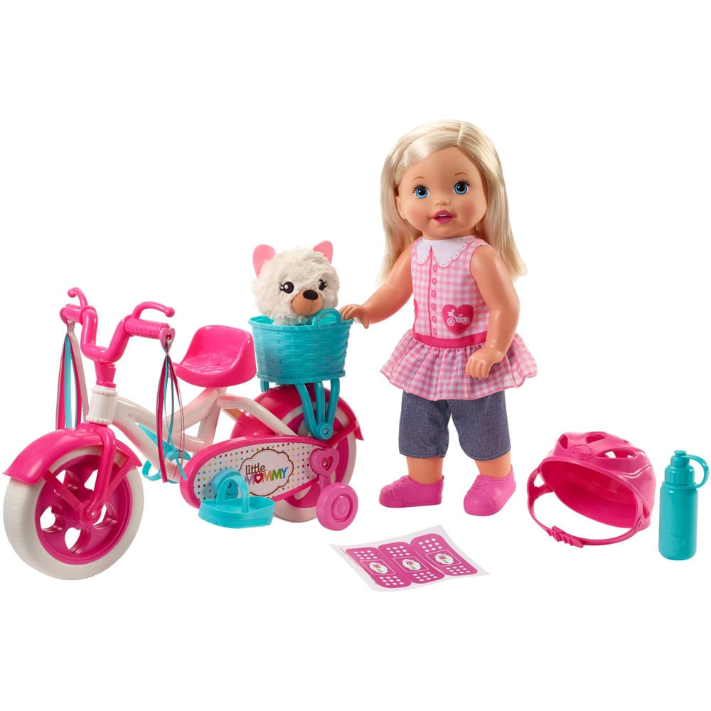 Mini Boneca - Polly Pocket - Polly com Carro de Carnaval - Carro de Sorvete  - Mattel - Ri Happy