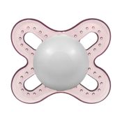 Chupeta - Start - Bico de Silicone SkinSoft - 0 a 2 Meses - Girls - Rosa - MAM