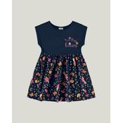 Vestido In The Future Meia Malha Menina Malwee Kids