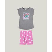 Conjunto Borboleta Meia Malha Menina Malwee Kids