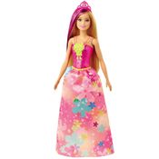 Boneca Barbie - Barbie Dreamtopia - Princesa Loira - Vestido Flores - Mattel