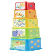 Blocos De Empilhar - Meus Primeiros Blocos De Animaizinhos - Fisher-Price