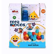 Blocos de Montar e Figura - Fofo Blocos - Baby Shark - Elka
