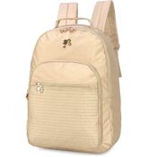 MOCHILA ESCOLAR BARBIE GD 2BOLSOS OURO METALIZ