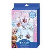 Kit Pulseira de Metal com Pingente - Disney Frozen - Disney