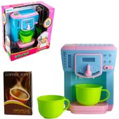 Kit Cozinha Infantil Com Cafeteira + Xicara E Cafe Kit Chef