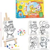 BRINQUEDO PARA COLORIR GALINHA PINTADINHA  KIT PINTUR