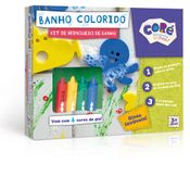 Conjunto de Atividades - Coré - Banho Colorido - 4 Cores de Giz e 11 Formas de EVA - Toyster