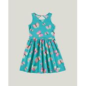 Vestido Borboletas Meia Malha Menina Malwee Kids