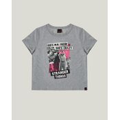 Blusa Stranger Things® Meia Malha Menina Malwee Kids