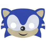 Máscara Sonic Infantil com Elástico
