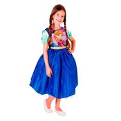 Fantasia Frozen Infantil Princesa Anna Disney P 2 - 4