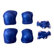 Kit de Proteção - 3 Peças - Azul - Uni Toys