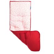 Almofada Dupla Face para Carrinho de Passeio - Rosa com Estampa Flores - KaBaby