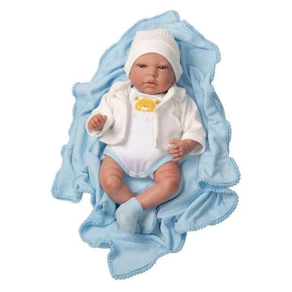 Bebê Reborn Menino Realista 100% Silicone 57cm - Erick - Ri Happy