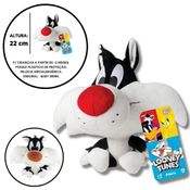 Pelúcia Frajola 22 cm - Figura Looney Tunes - Baby Brink