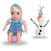 Conjunto de Bonecas - Disney - Frozen - Elsa e Olaf - 30 cm - Mimo