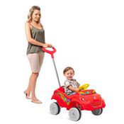 Carrinho de Passeio - Kidcar - Vermelho - Bandeirante