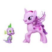 Figuras My Little Pony Movie - Princess Twilight Sparkle e Spike the Dragon - Hasbro