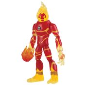 Mini Figura Articulada 10 Cm - Ben 10 - Heatblast - Sunny