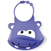 Babador de Silicone - Hipopotamo - Multikids Baby