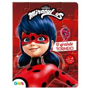 Livro Infantil e Quebra-Cabeça - Miraculous - LadyBug - O Grande Torneio - Ciranda Cultural