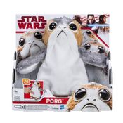 Pelúcia Interativa - Disney - Star Wars - Episódio VIII - Porg - Hasbro