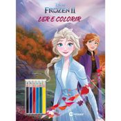 LIVRO INFANTIL COLORIR POP FROZEN LER E COLORIR 16P