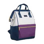 MOCHILA MATERNIDADE BOLSA MAMAE E BEBE IMPERMEAVEL 2 EM 1 MULTIFUNCAO ROXA