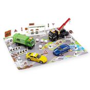 Conjunto de Veículos - Fast Lane - 25 Peças - Veículos da Cidade - Fastlane