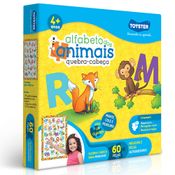 Quebra Cabeça - Alfabeto dos Animais - 60 Peças - Toyster