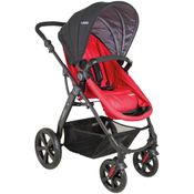Carrinho de Passeio - Galaxy - Preto e Vermelho - Kiddo