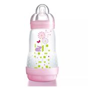 Mamadeira - Easy Start 260Ml - 0+ Meses - Meninas - Coelho - Rosa - MAM