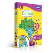 Quebra-Cabeça - Mapa do Brasil 2018 - 100 Peças - Toyster