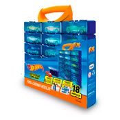 Maleta Porta Veículos - Hot Wheels - 18 Lugares - Fun