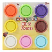 Massa de Modelar - Kit 8 Cores - FanFun