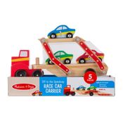 Mini Veículos - Carreta com Carrinhos de Corrida - Melissa And Doug