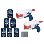 Conjunto Lançadores e Alvos - X-Shot Excel Series - Reflex 6 - Candide