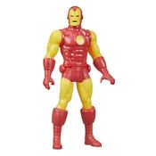 Boneco Articulado - Disney - Marvel Legends Retro - Homem de Ferro - 9,5 cm - Hasbro